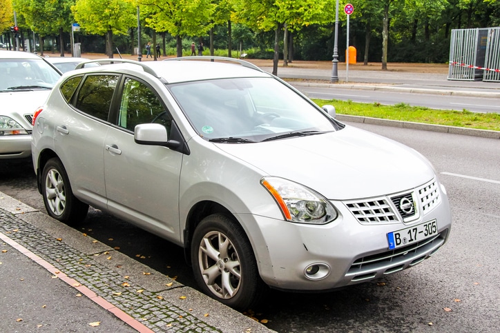 parked Nissan Rogue